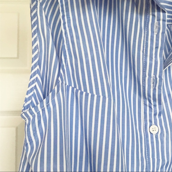 NWT Essue Sleeveless Open-Back Shirt Dress Size M - Picture 5 of 6